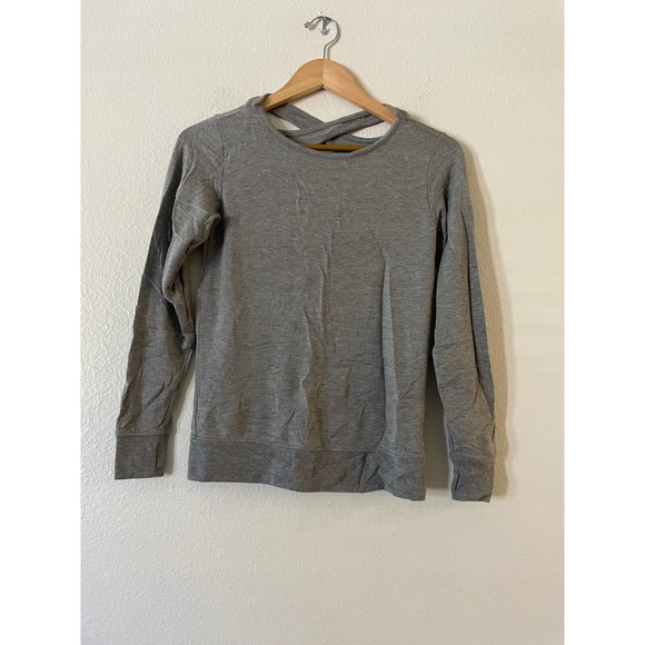 Threads 4 Thought Size 12 Girls Hazelle Tunic Pullover Sweater Cross-Back Cutout - Picture 2 of 8